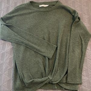 Lush green light sweater